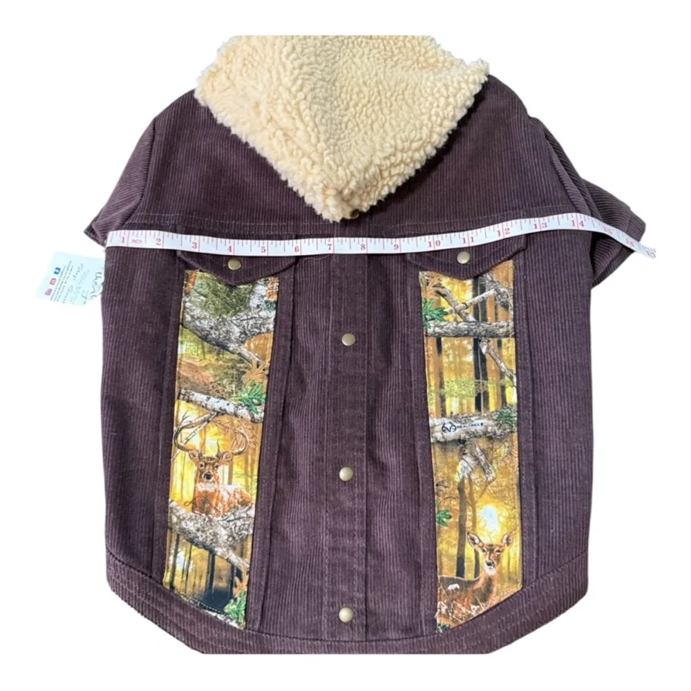 Trucker jacket, Corduroy, PetSmart Realtree Camo Fleece Lined Warm Hunting